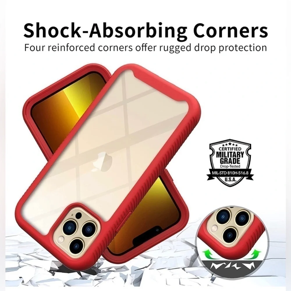 IPHONE 13 Pro cellphone case with built in screen protector